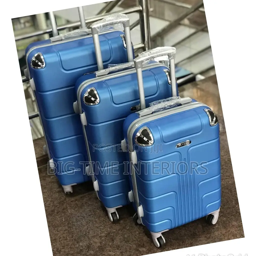 3pieces Classy Plastic Suitcases