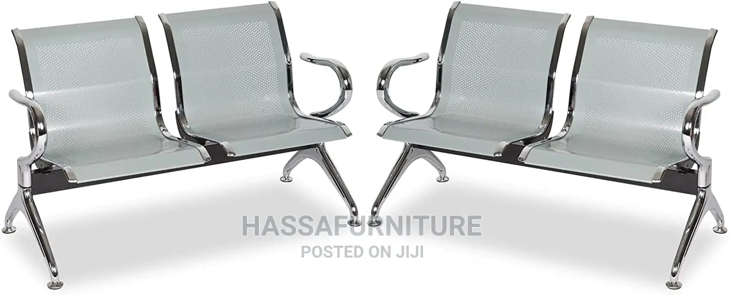 4seaters Metallic Waiting Chair