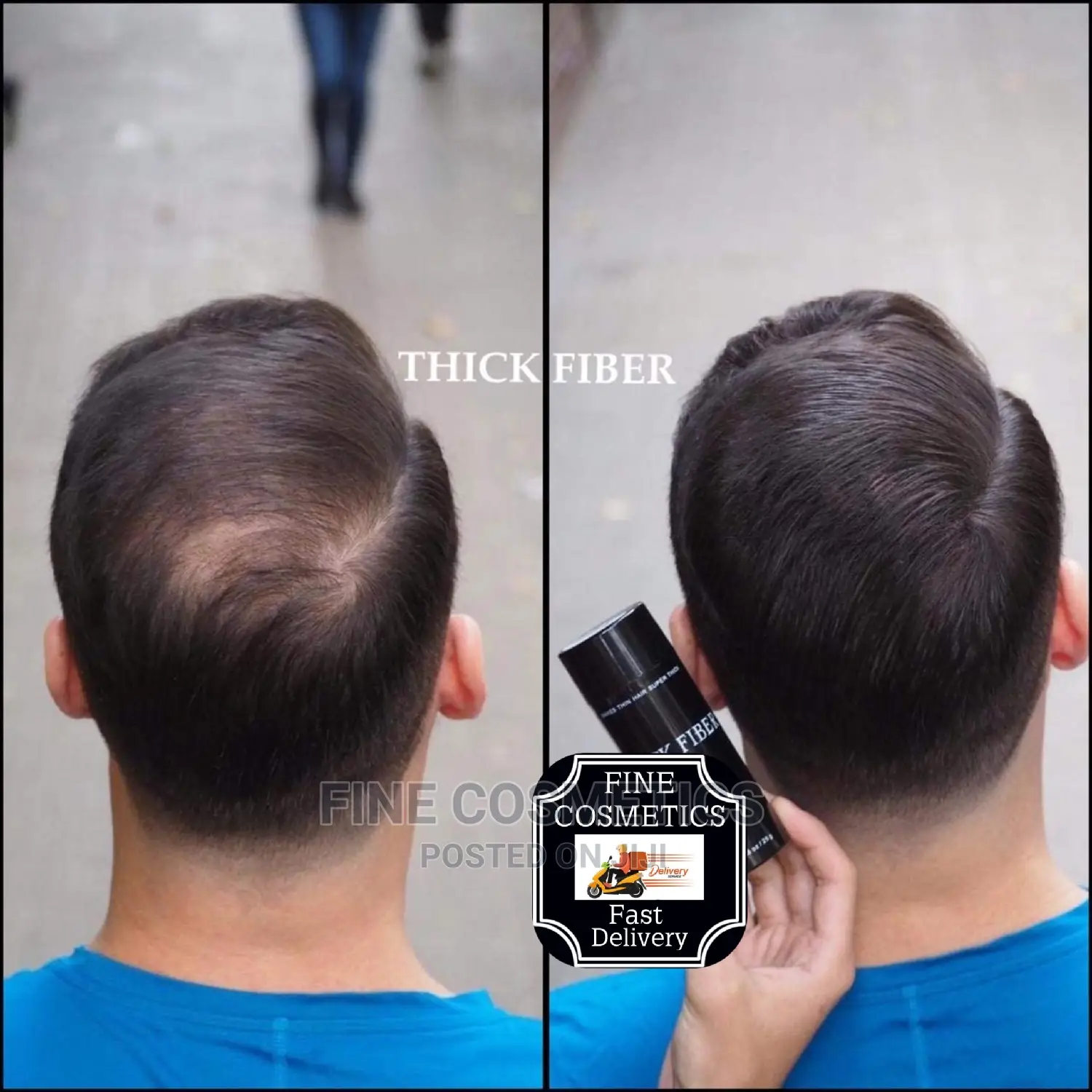 Thick Fiber Hair Building Kit for Bald Head and Thining Hair