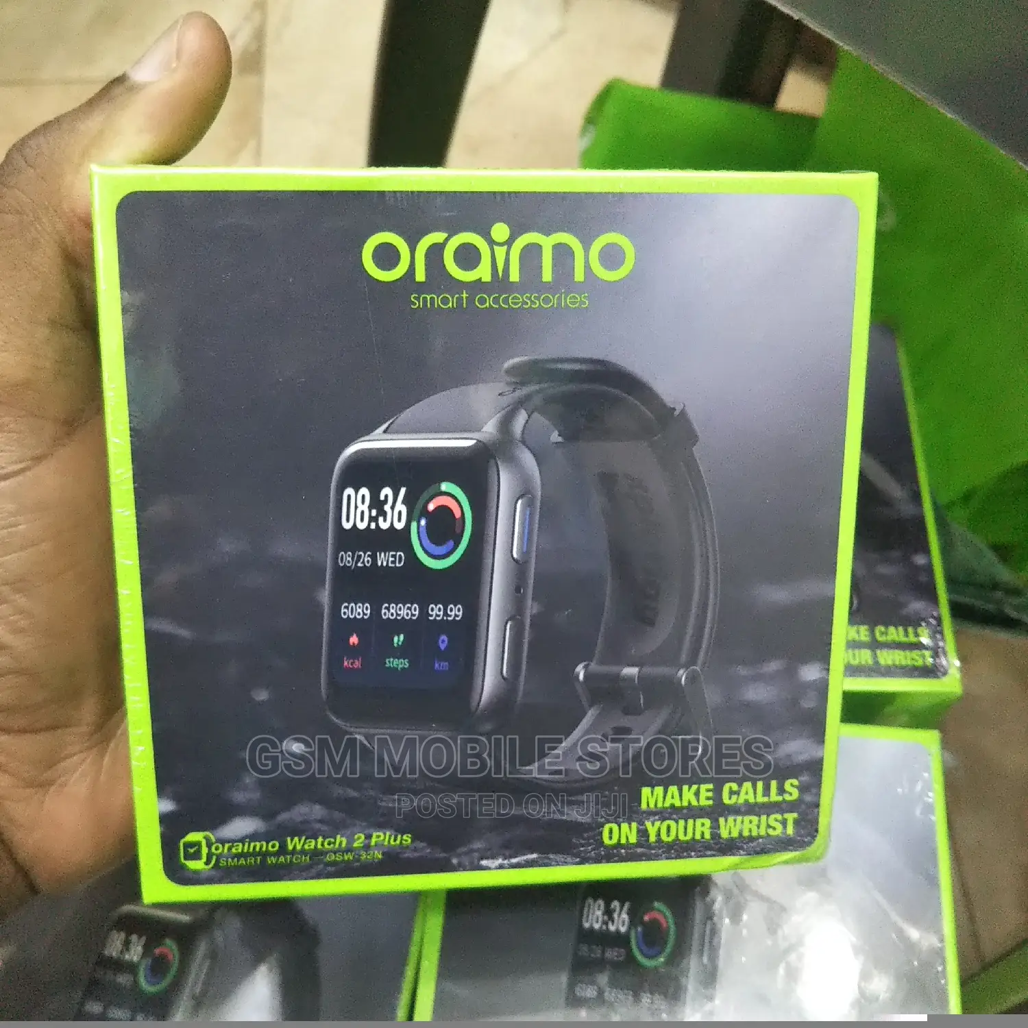 Oraimo OSW-32N Calling Smart Watch Water Resistant Reply Sms