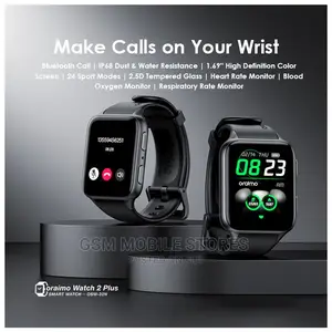 Oraimo OSW-32N Calling Smart Watch Water Resistant Reply Sms