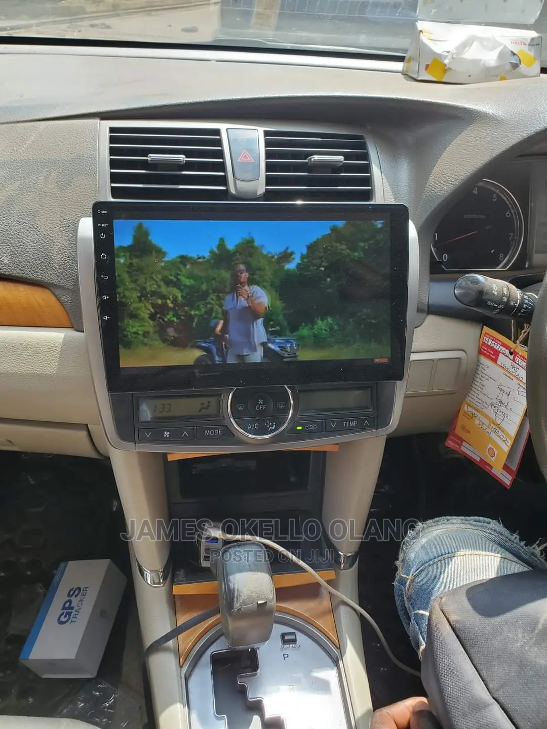 9 Inches Tesla Radio Fitted in Premio 2007
