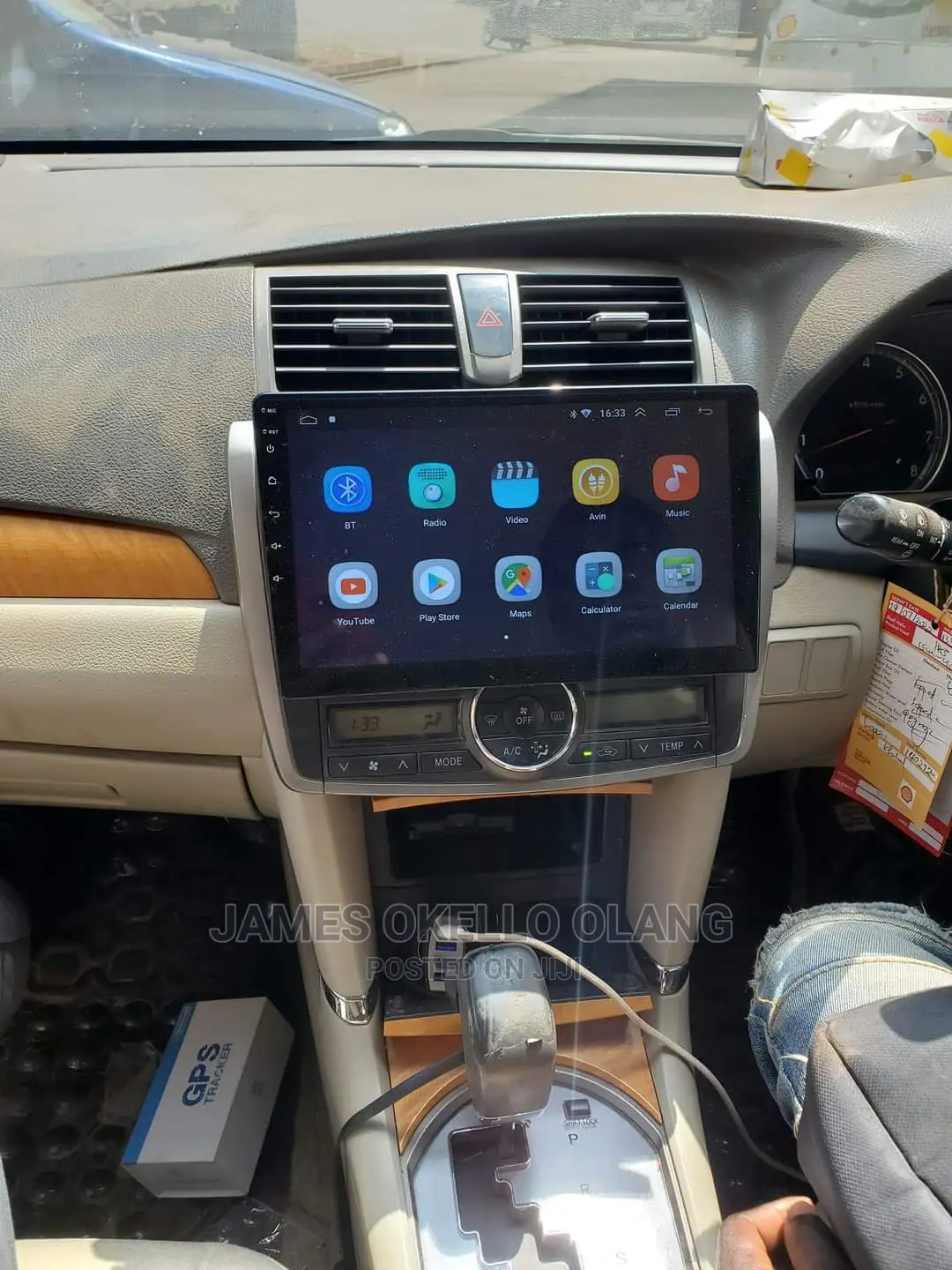 9 Inches Tesla Radio Fitted in Premio 2007