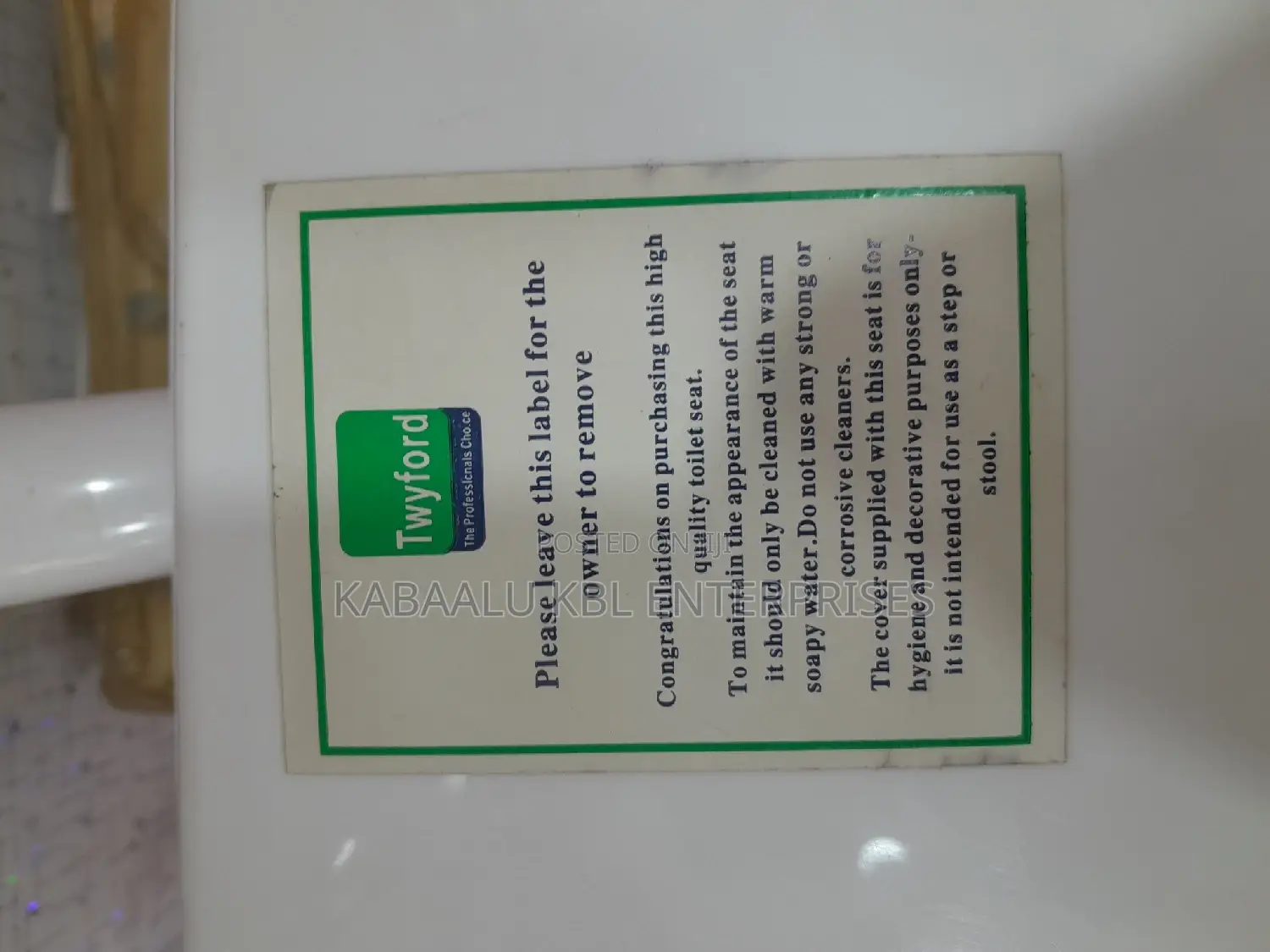 Twyford Ordinary Toilet Set(Complete)