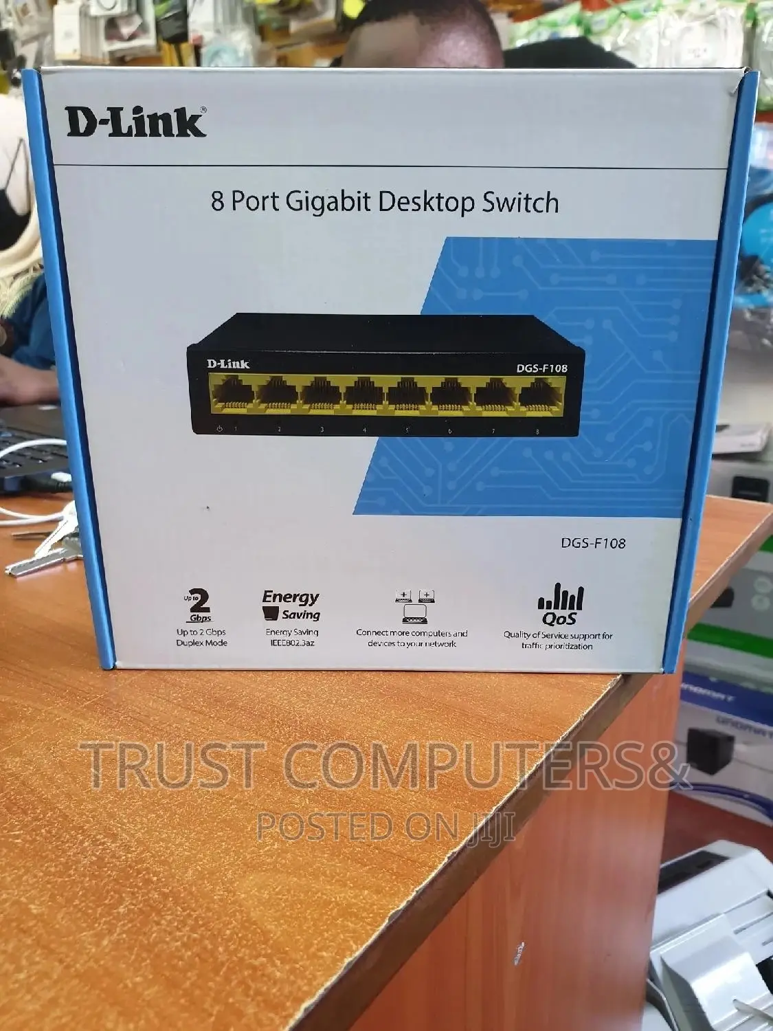 8port Switch Gigabit Switch Dgs-F108