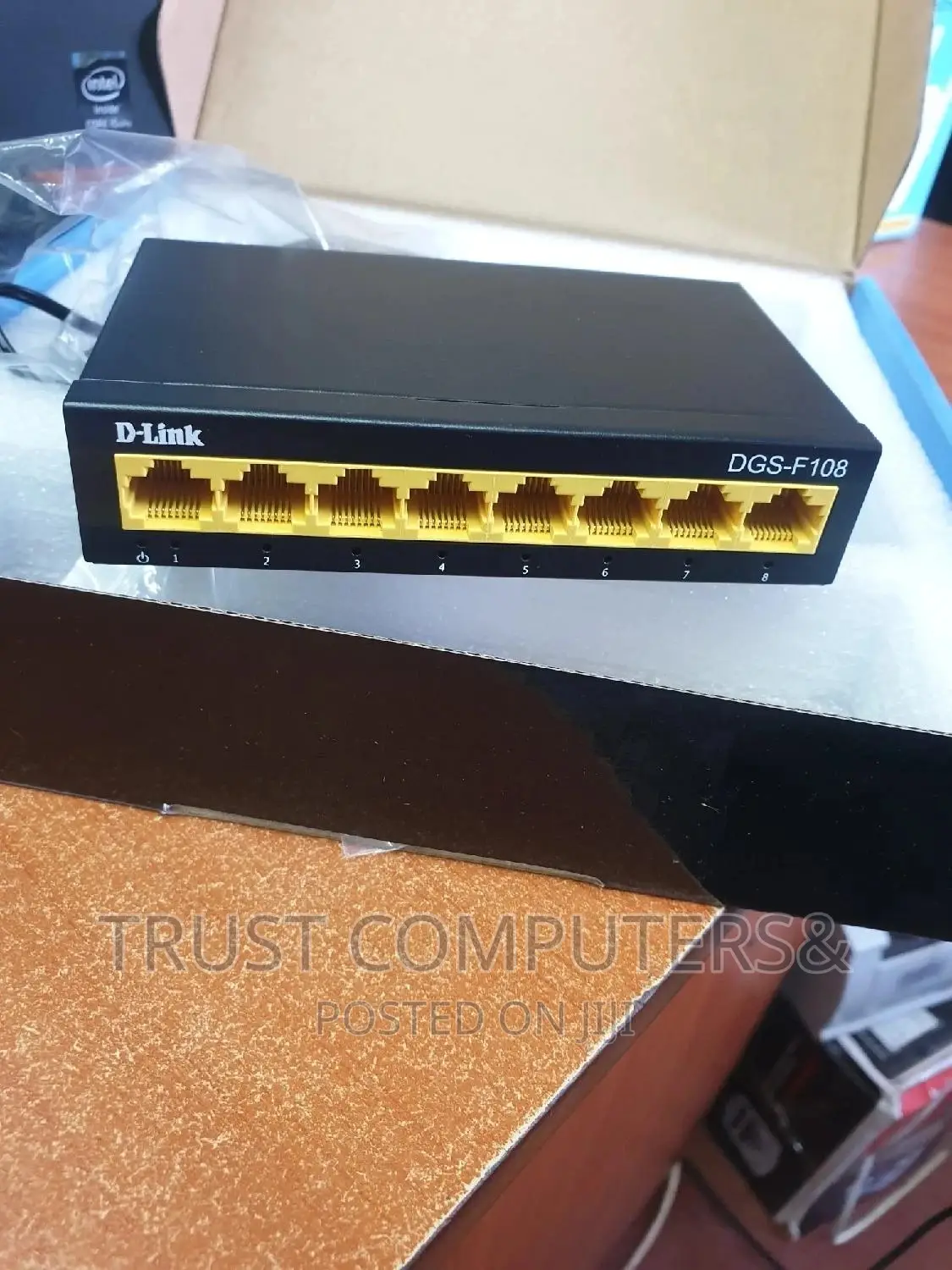 8port Switch Gigabit Switch Dgs-F108