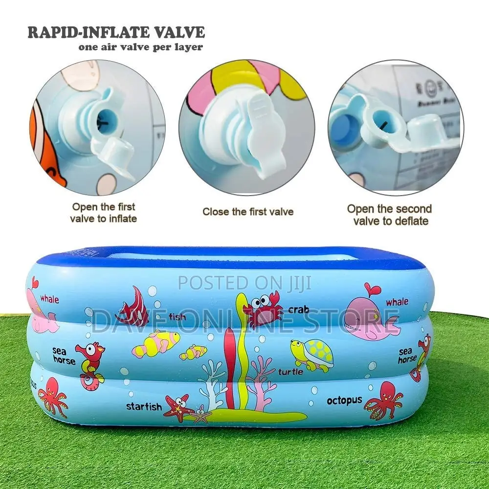Inflatable Swimming Pool.With Free Pump