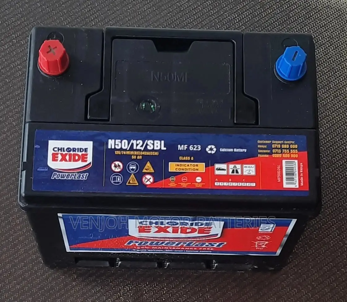 50 AH / N50 Powerlast Car Battery