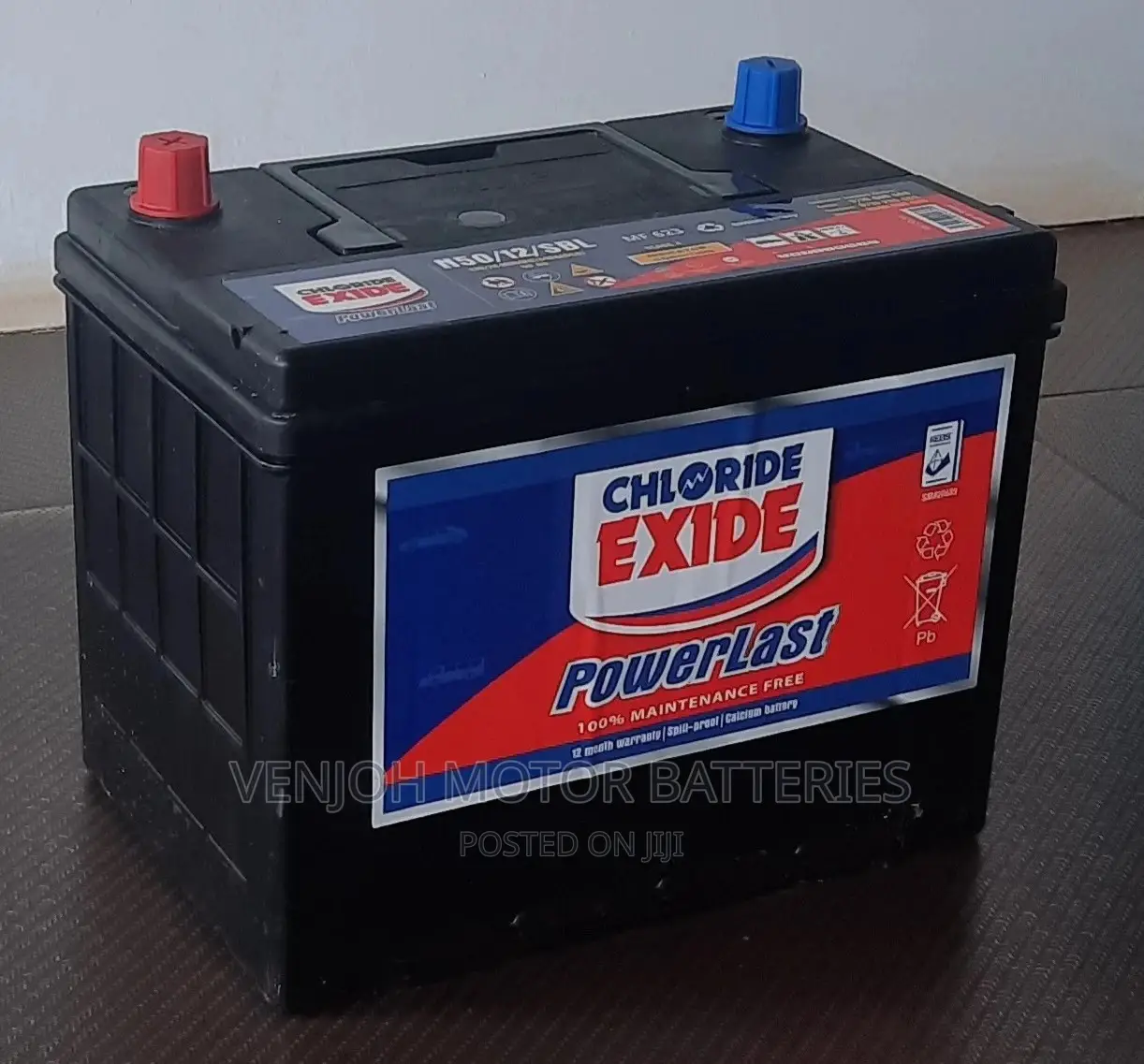 50 AH / N50 Powerlast Car Battery