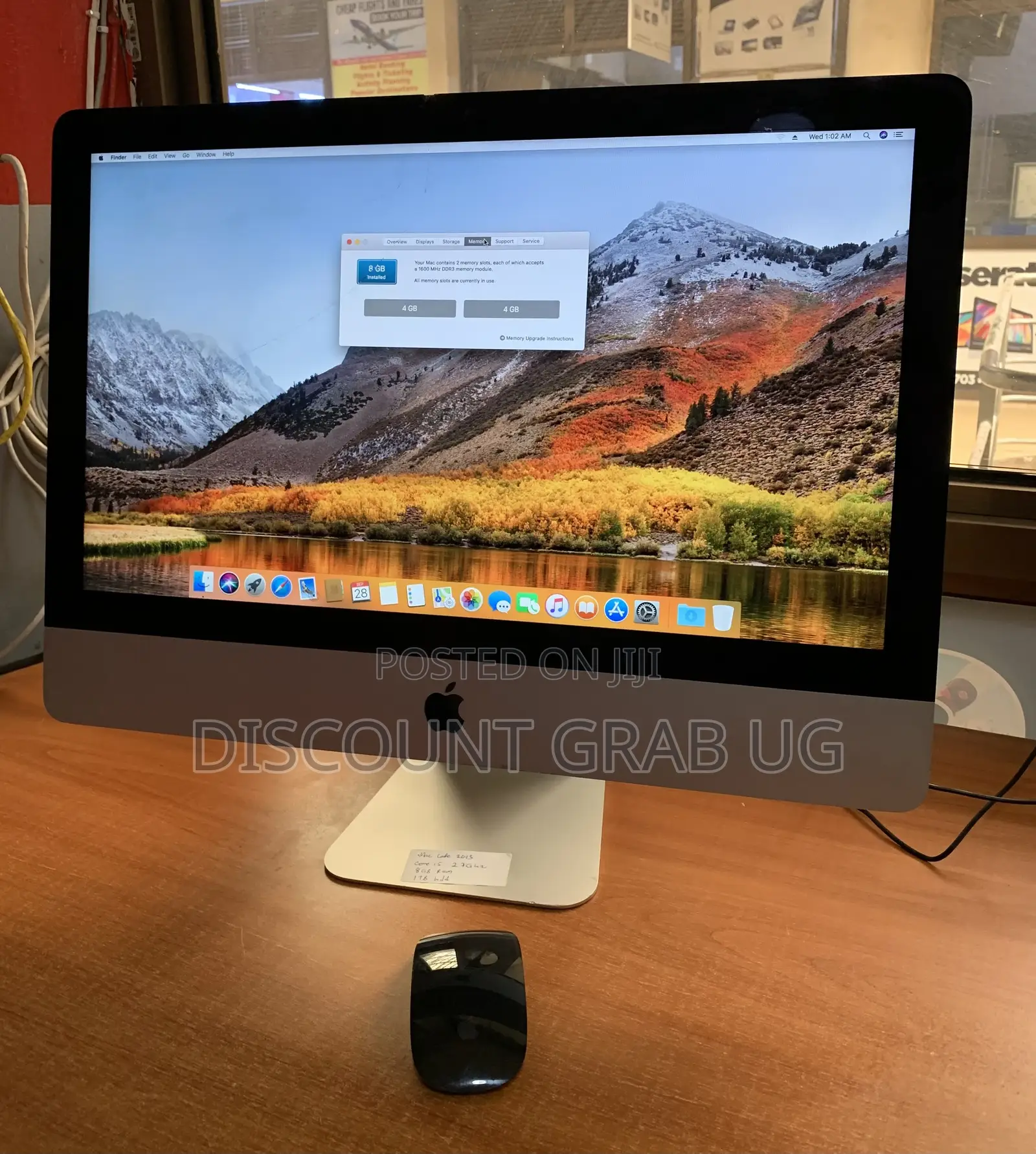 Desktop Computer Apple iMac 8GB Intel Core I5 HDD 1T