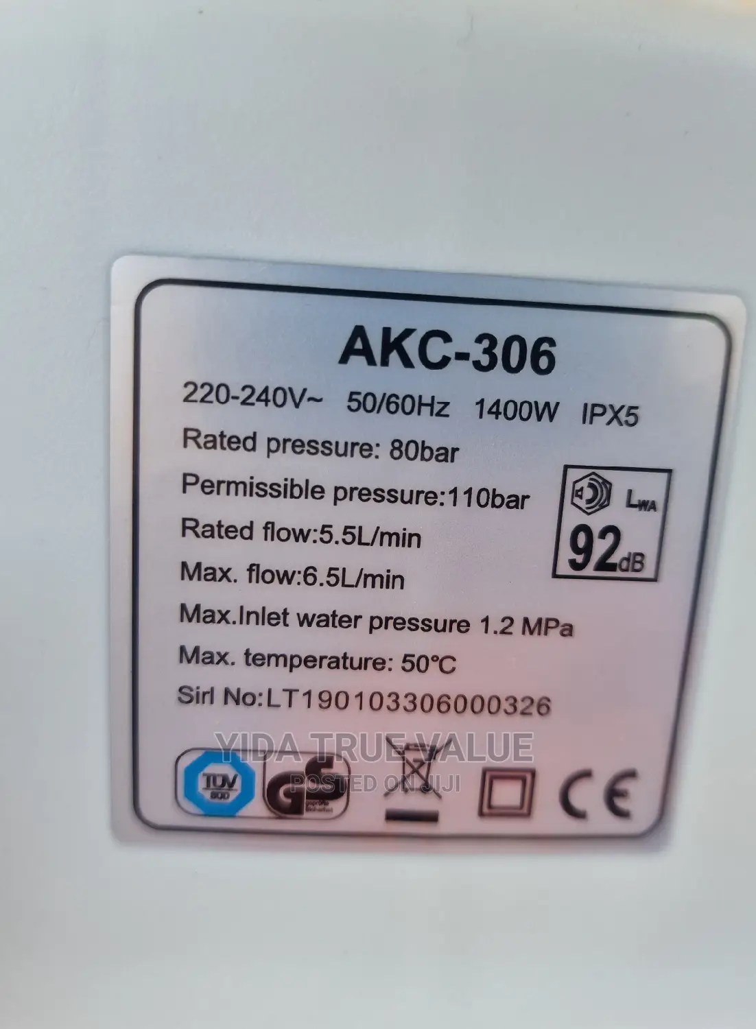 Pressure Washer / Jet Washer Artax Brand