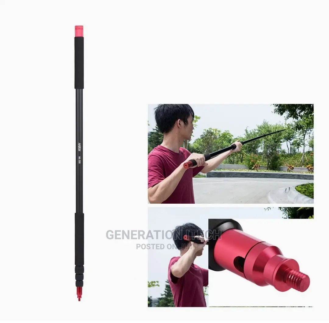 Lightweight Microphone Boompole Aluminum Alloy Mic Boom Pole
