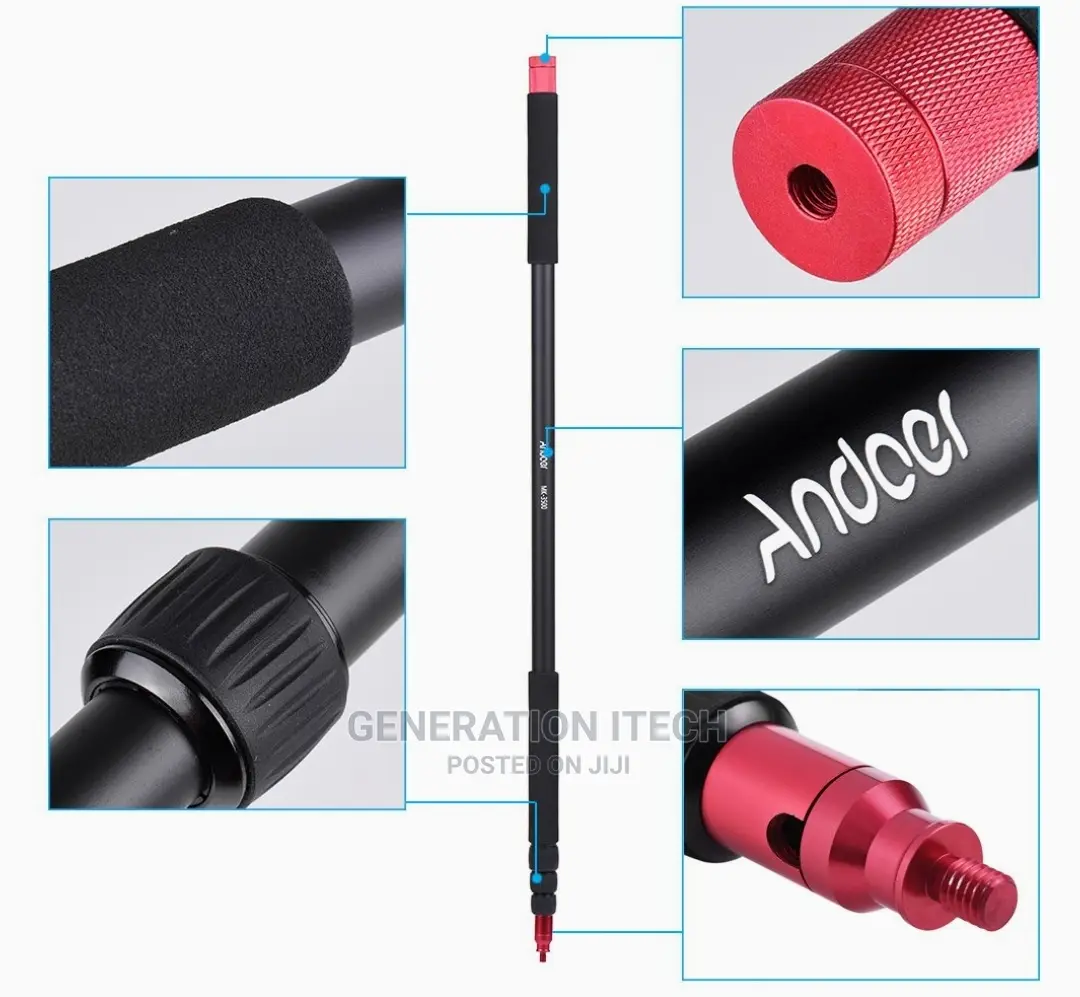 Lightweight Microphone Boompole Aluminum Alloy Mic Boom Pole