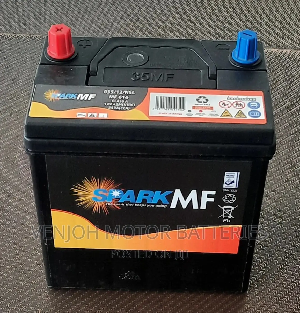 035 AH / NS40 Maintenence Free Car Battery