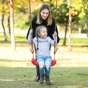 Indoor And Outdoor Kids Play Swing With Adjustable Ropes