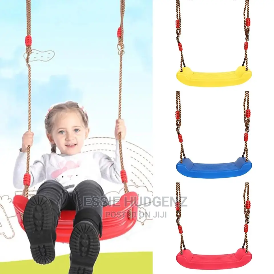 Indoor And Outdoor Kids Play Swing With Adjustable Ropes
