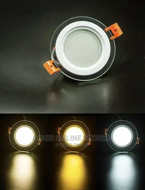 3 Colored Glass Spot Light /Down Lighters