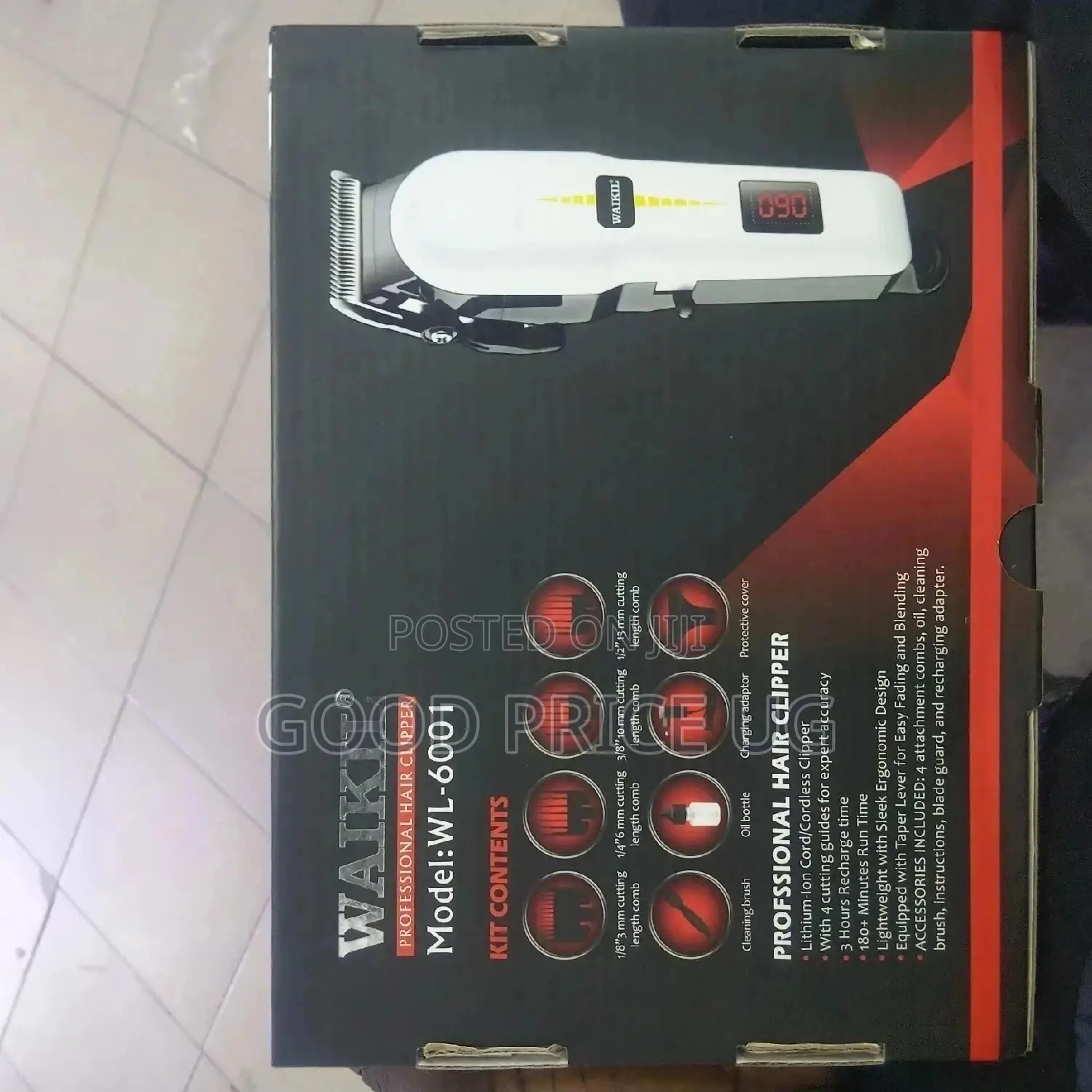Waikil Rechargeable Hair Clipper