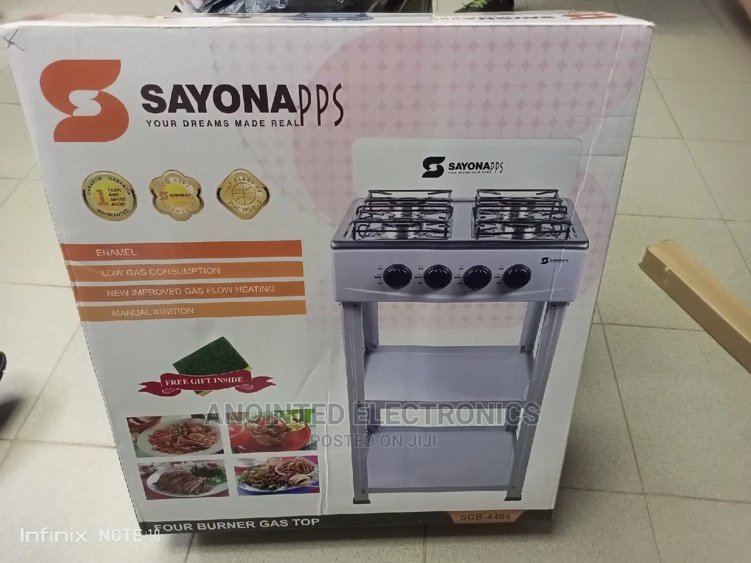 Gas Cooker Sayona