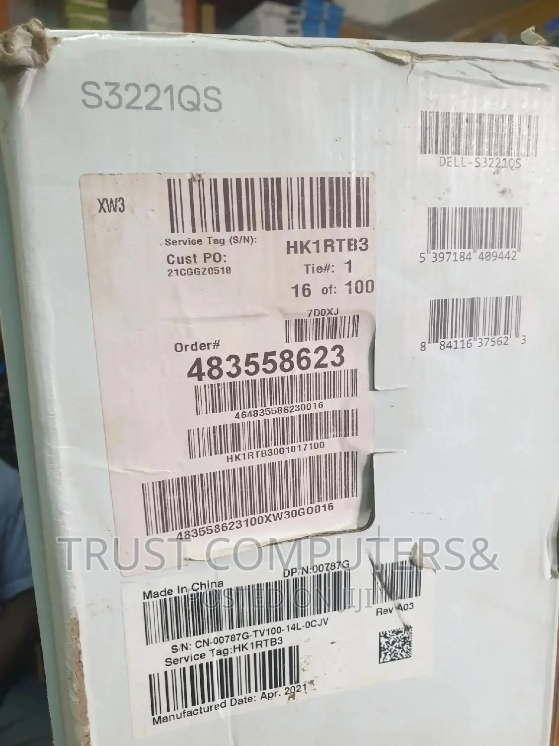 Dell 32inch Curved S3221QS Monitor