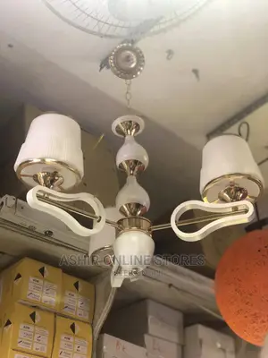 White Ceiling Center Pendant Light