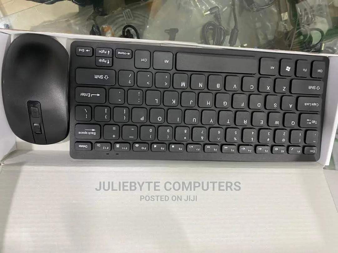 Wireless Keyboard With Wireless Mouse