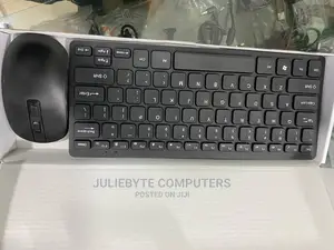 Wireless Keyboard With Wireless Mouse
