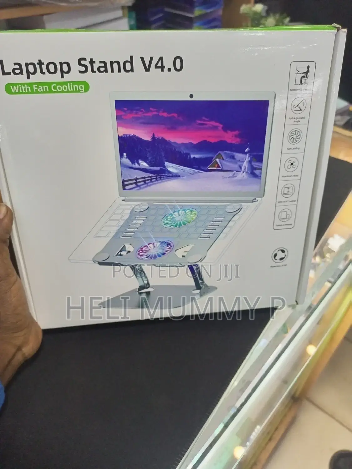 Alluminium Laptop Stand With Cooler