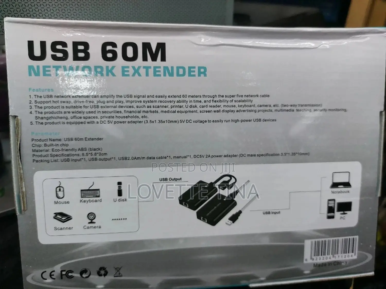Extenders 60m Ethernet