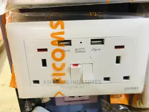 Double Socket With 2usb Pots
