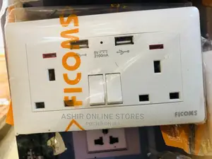 Double Socket With 2usb Pots