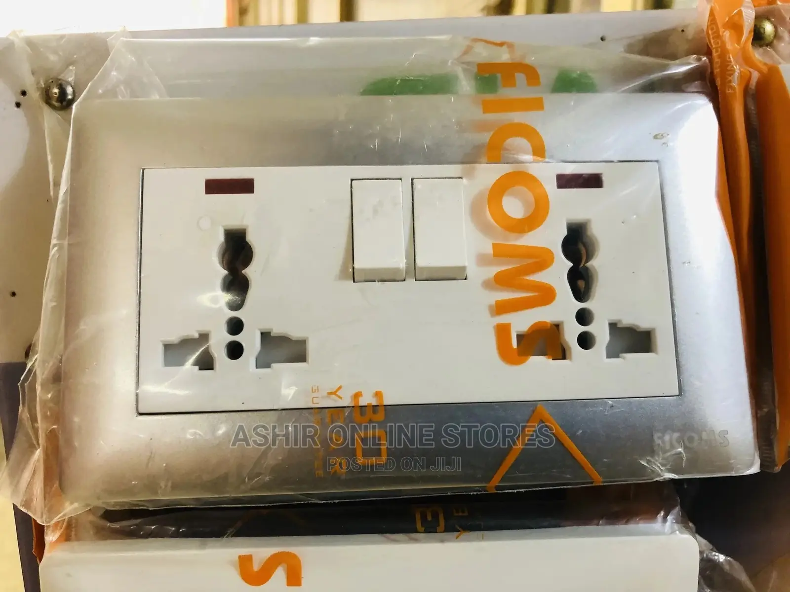 Multi Double Socket for White and Silver
