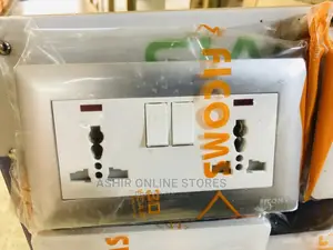 Multi Double Socket for White and Silver