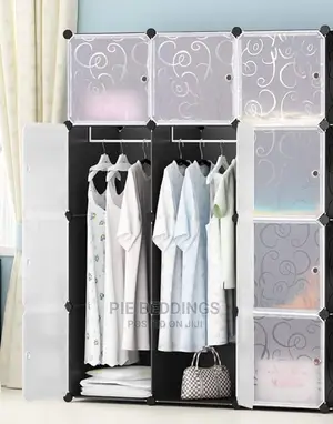 3 Column Plastic Wardrobe