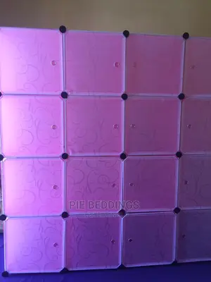 4 Column Plastic Wardrobe