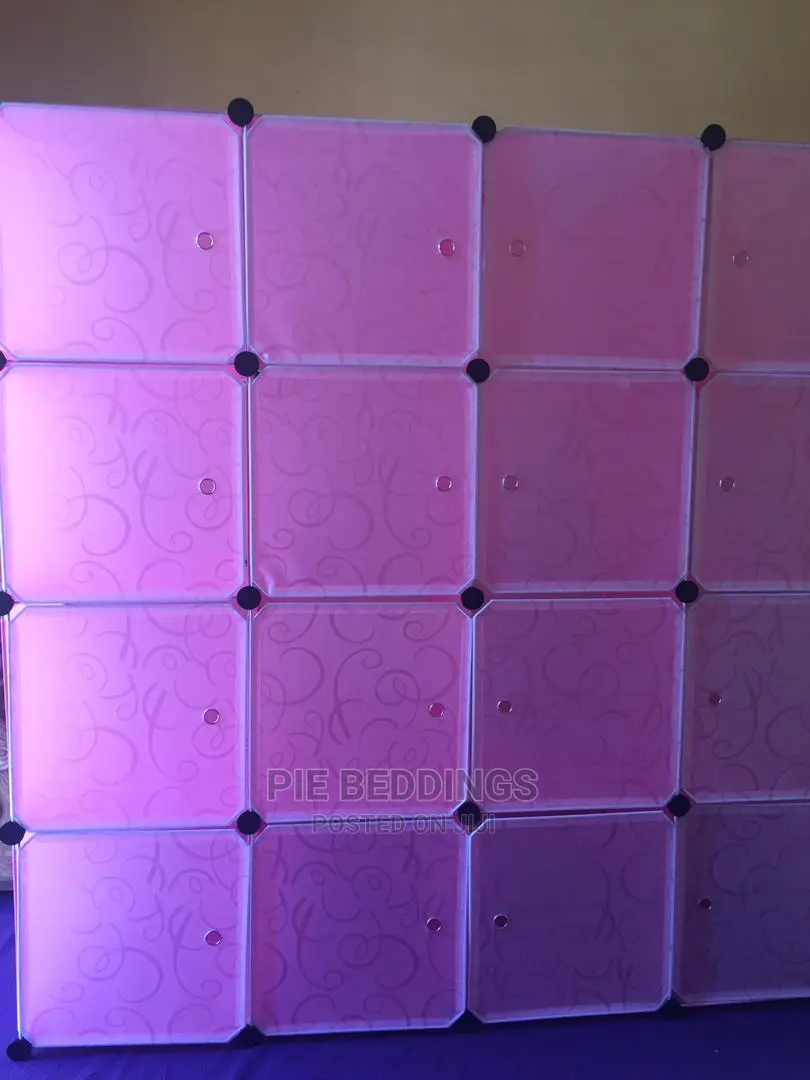 4 Column Plastic Wardrobe