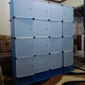 4 Column Plastic Wardrobe