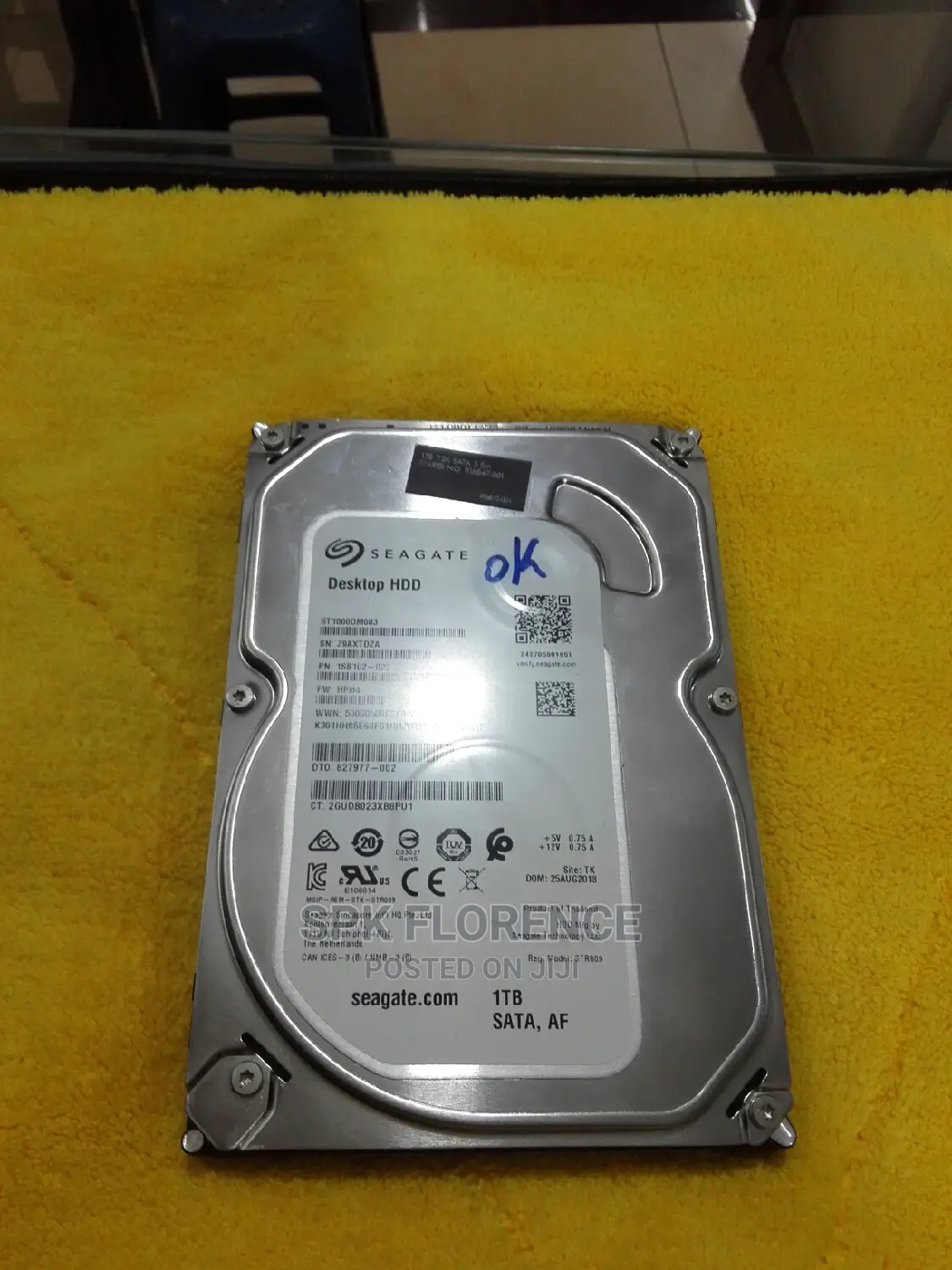 1TB Seagate Desktop HDD