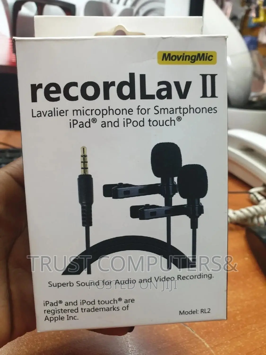 Audio Microphone Double Lavalier 11 RL2