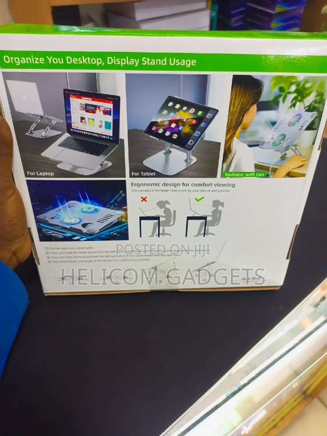 Alluminium Laptop Stand With Cooler