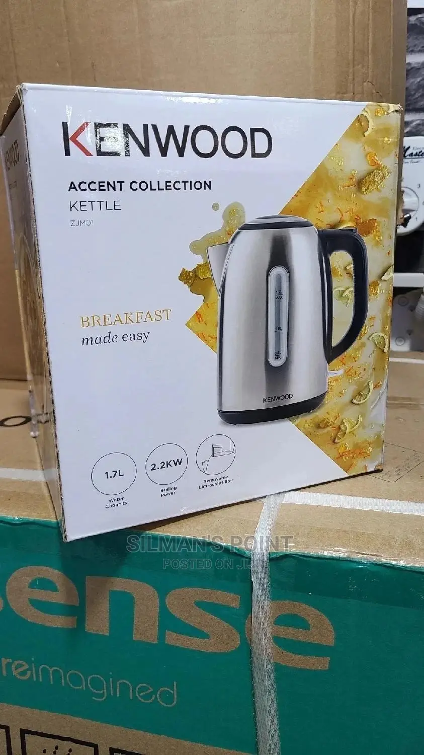 Kenwood Kettle Silver 1.7 Litres