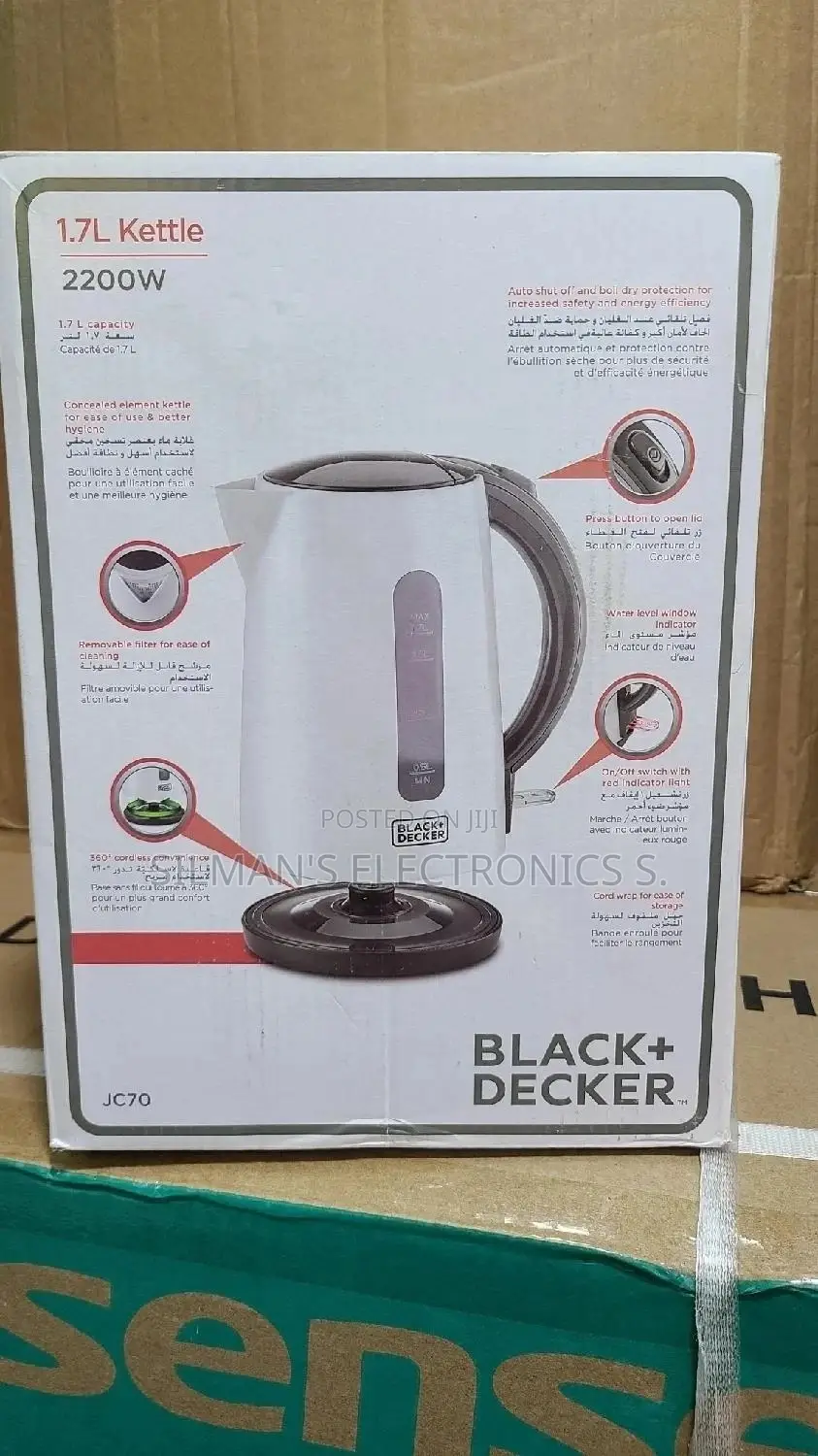 Black and Decker 1.7 Litre Kettle