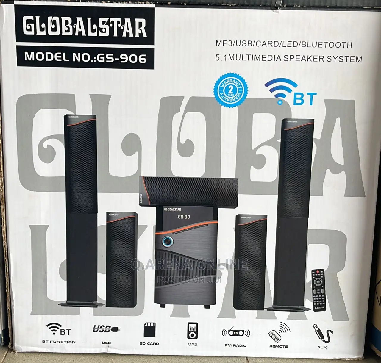 Global Star 5 Speaker  Home Theater Systems
