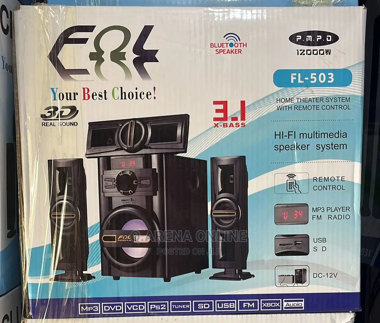 Three Speaker Sound System