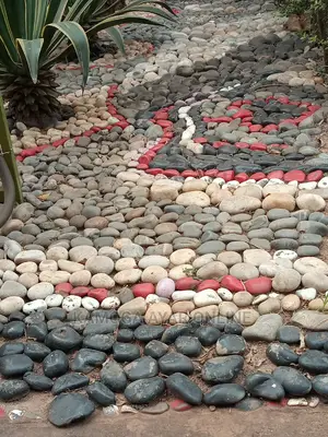 Photo - Painted White Stones and Pebbles