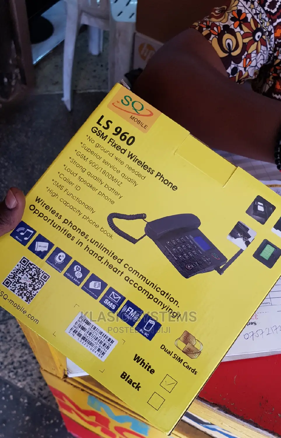 Sq GSM Fixed Wireless Phone
