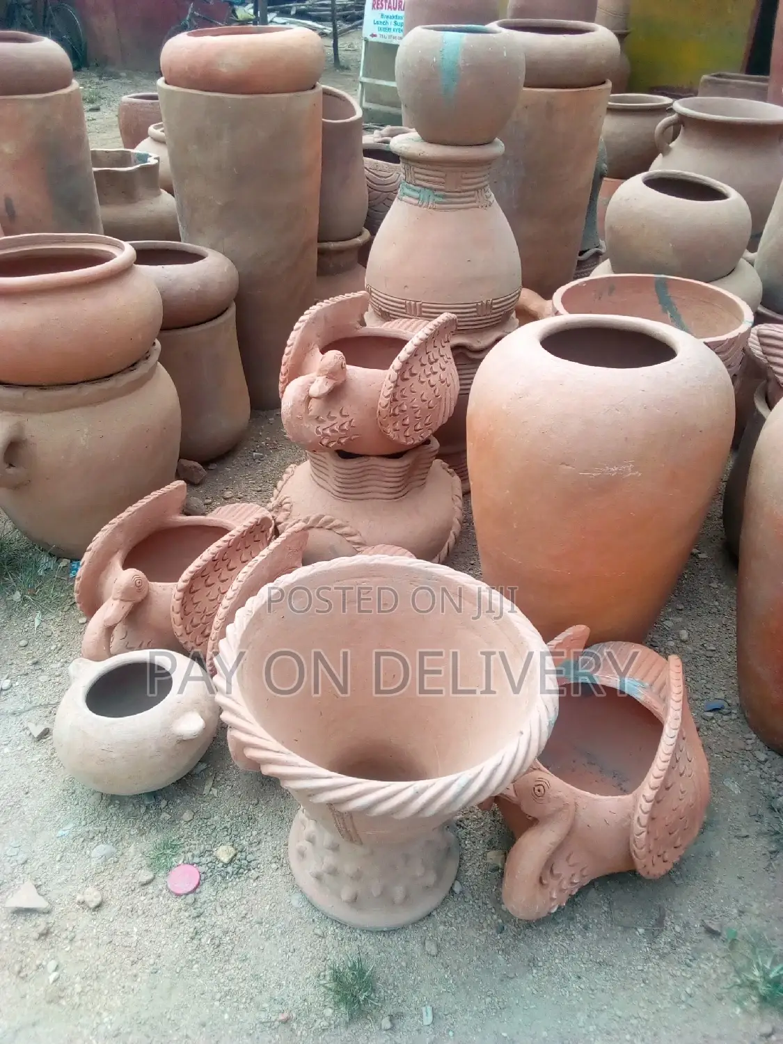 All Clay Flower Pots