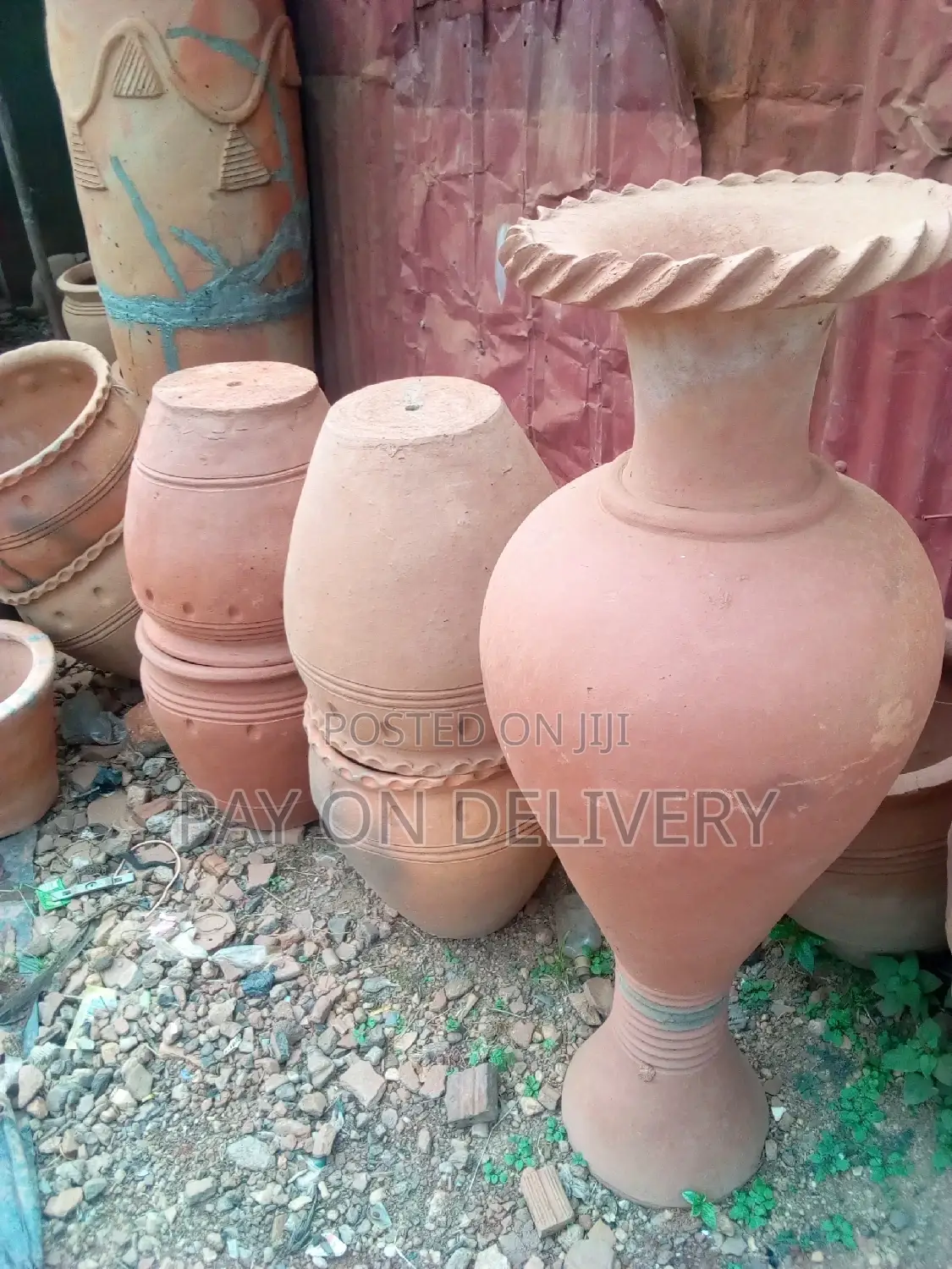 All Clay Flower Pots