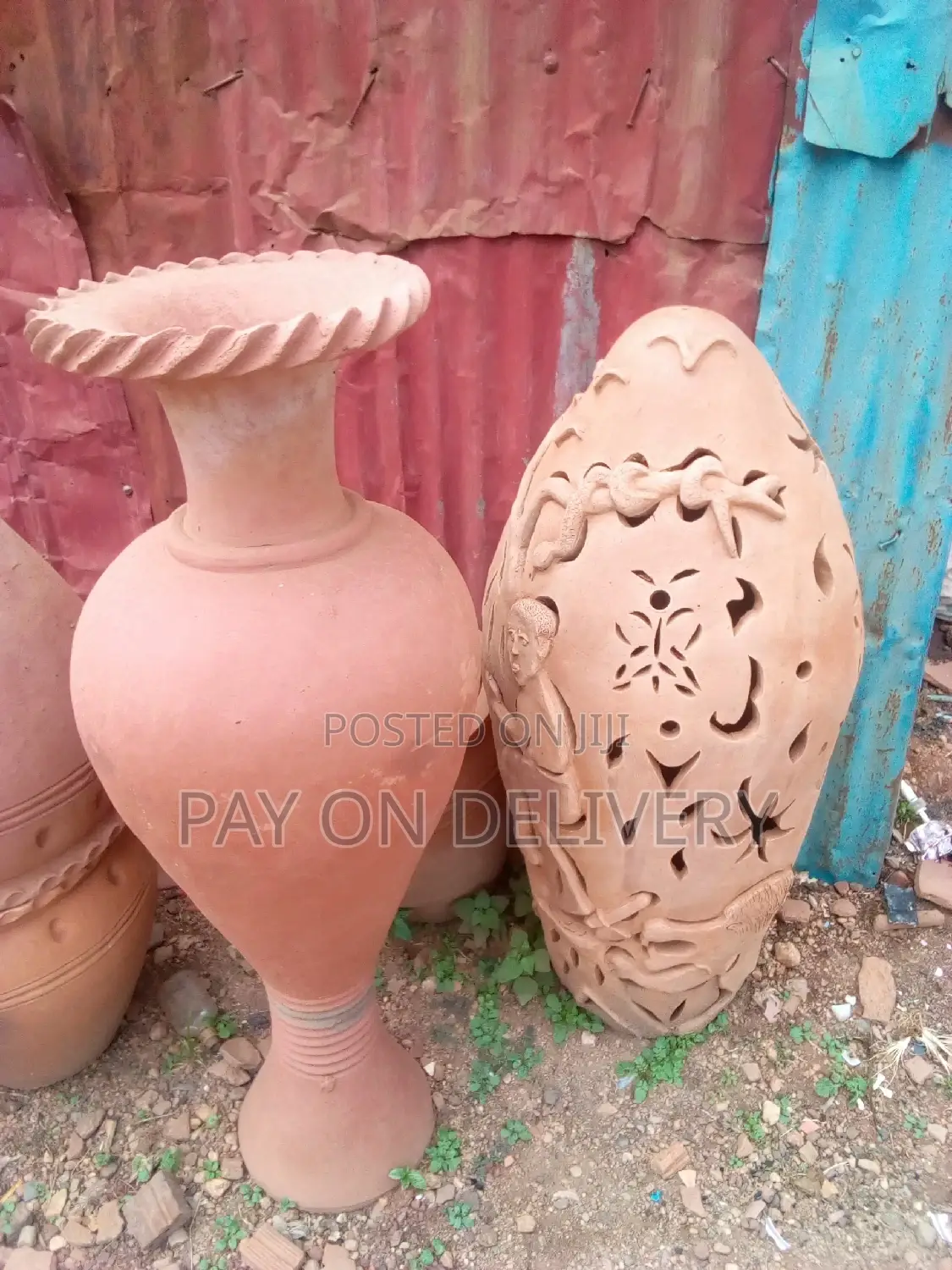 All Clay Flower Pots