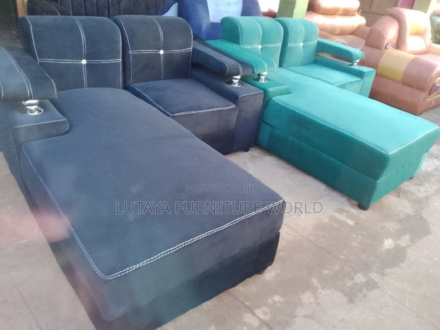 Black Sofas for Sale in Good Materials